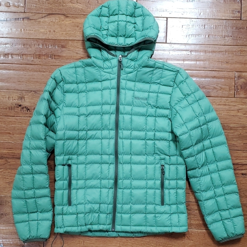 Marmot Avant Featherless Hoody Green Puffer Jacket